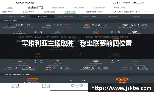 塞维利亚主场取胜，稳坐联赛前四位置